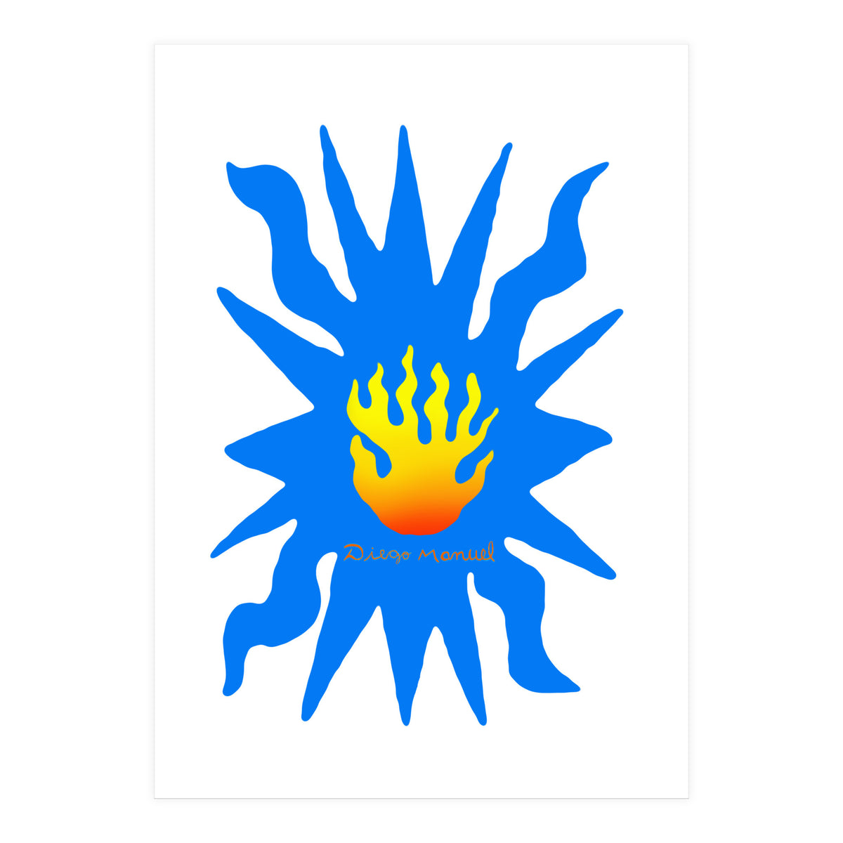 Fuego 42 Copia (Print Only)