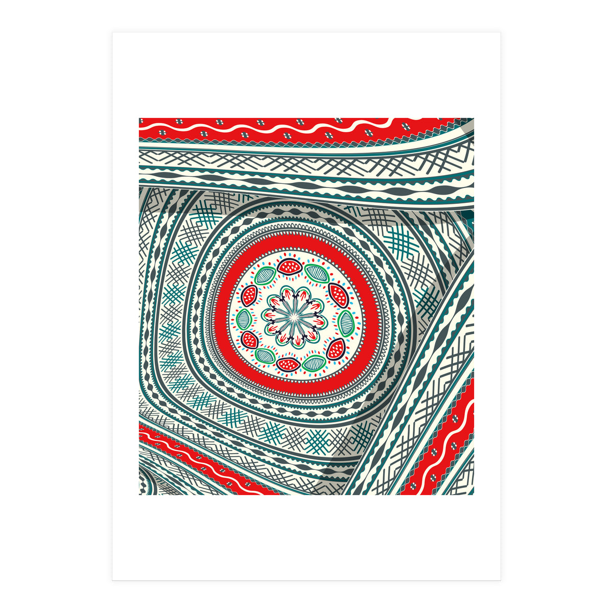 Romanian embroidery background 11 (Print Only)