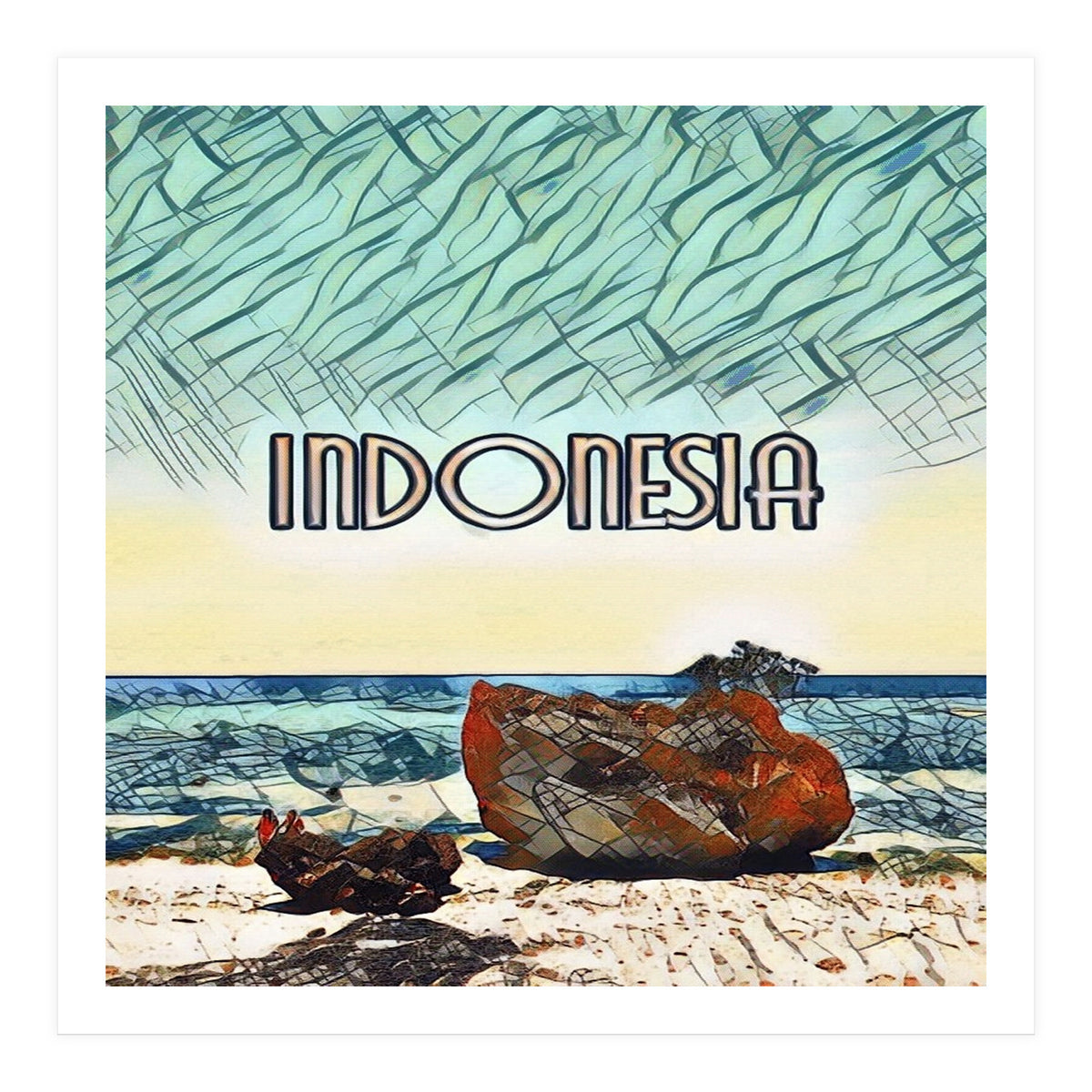 Labuan Sait Beach, Indonesia. (Print Only)