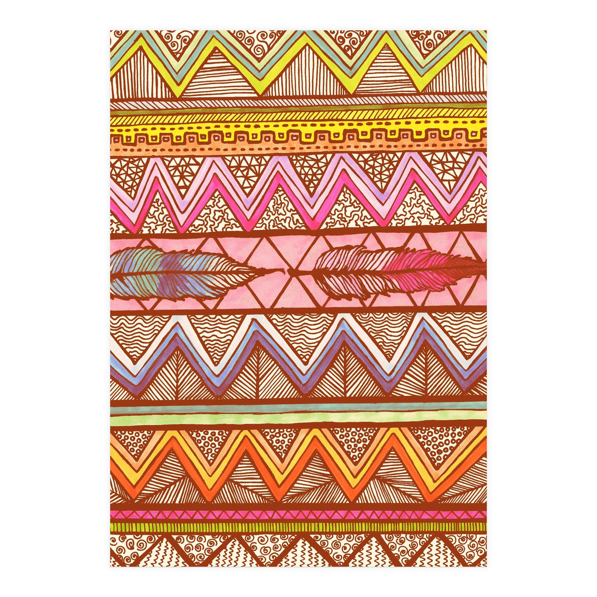 Two Feathers (Print Only)