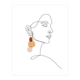 Earring woman (Print Only) thumbnail