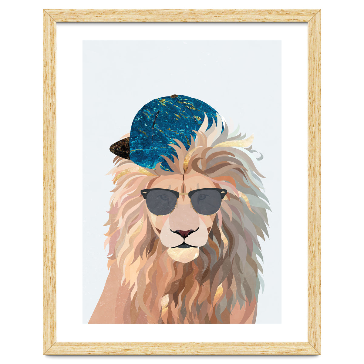 Skater Lion Portrait