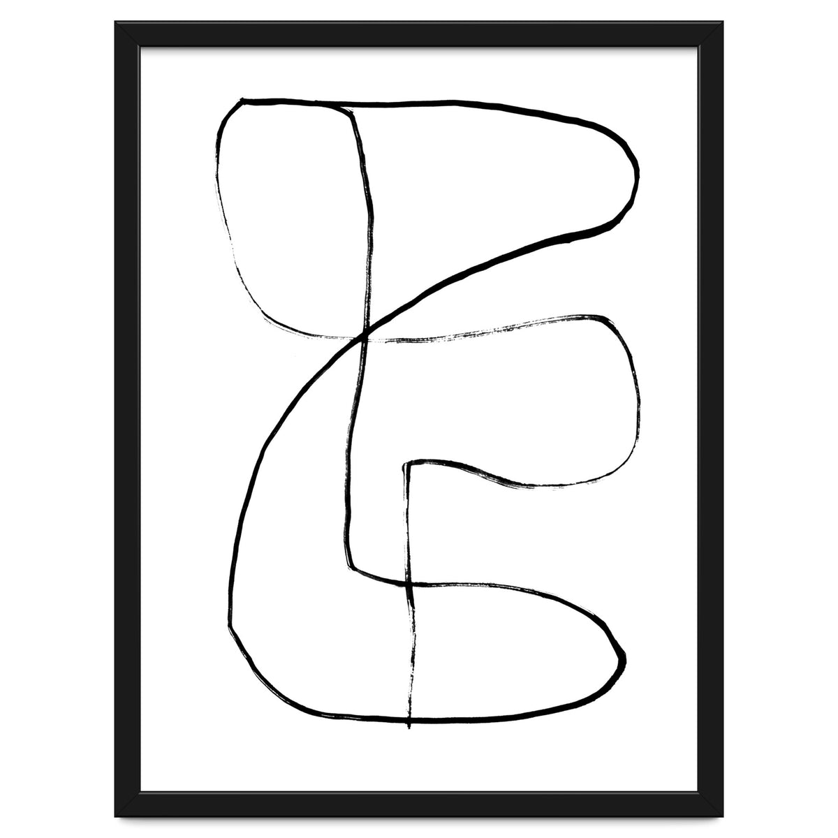 Mid-Century Line Art Print #1