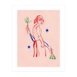 Red lips woman (Print Only) thumbnail