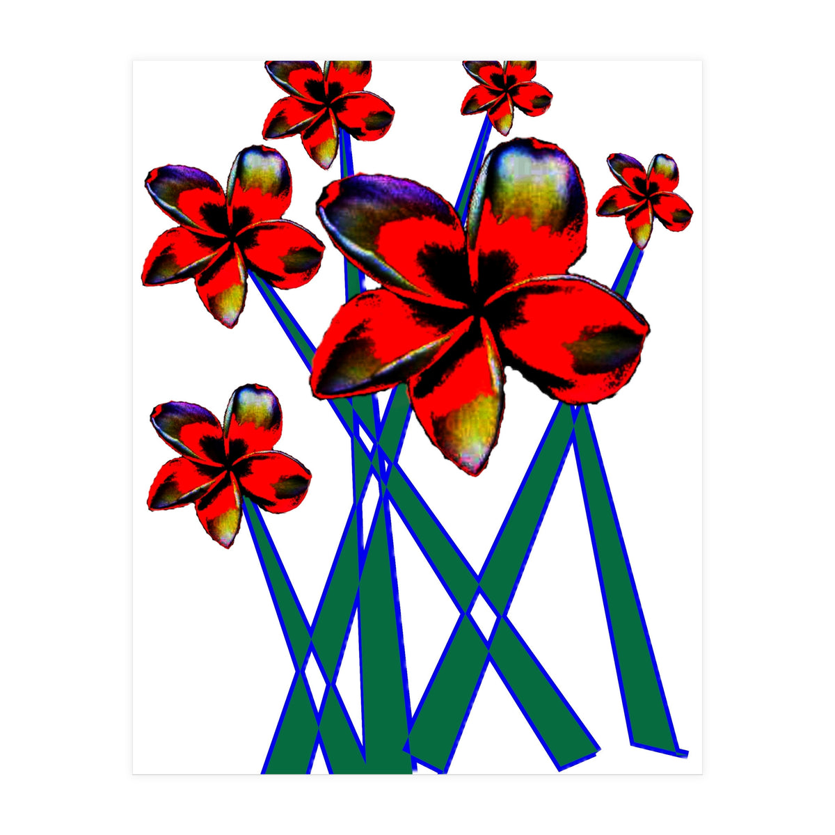 Redflowers (Print Only)
