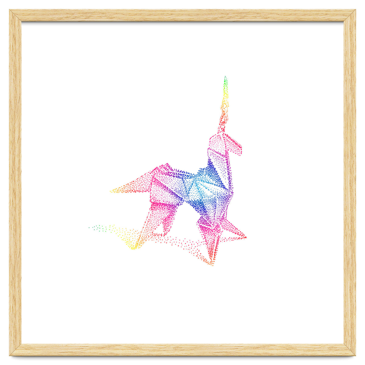 Rainbow Unicorn Origami