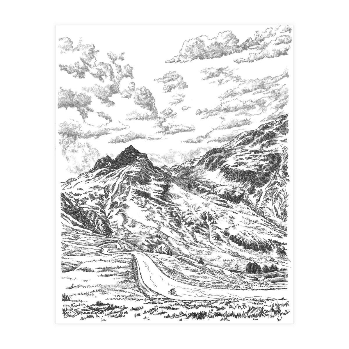 Col Du Glandon (Print Only)