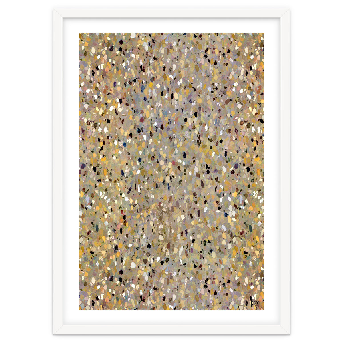 Golden Brown Terrazzo