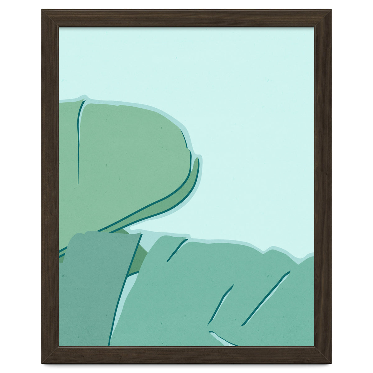 Abstract Banana Leaves Two - Greener Eden