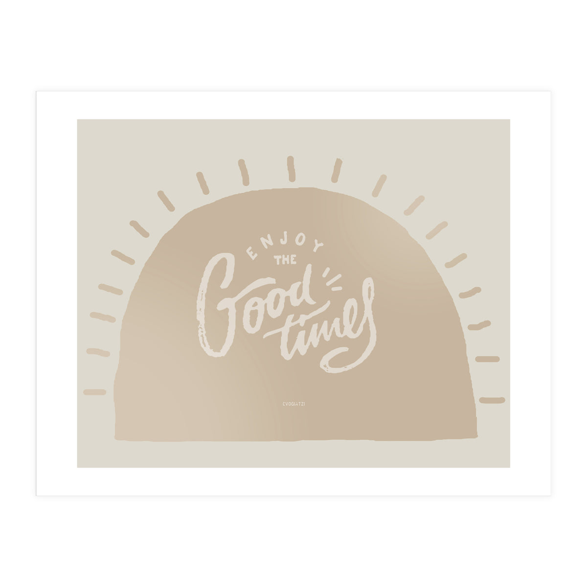 Enjoy the Good times I (Print Only)