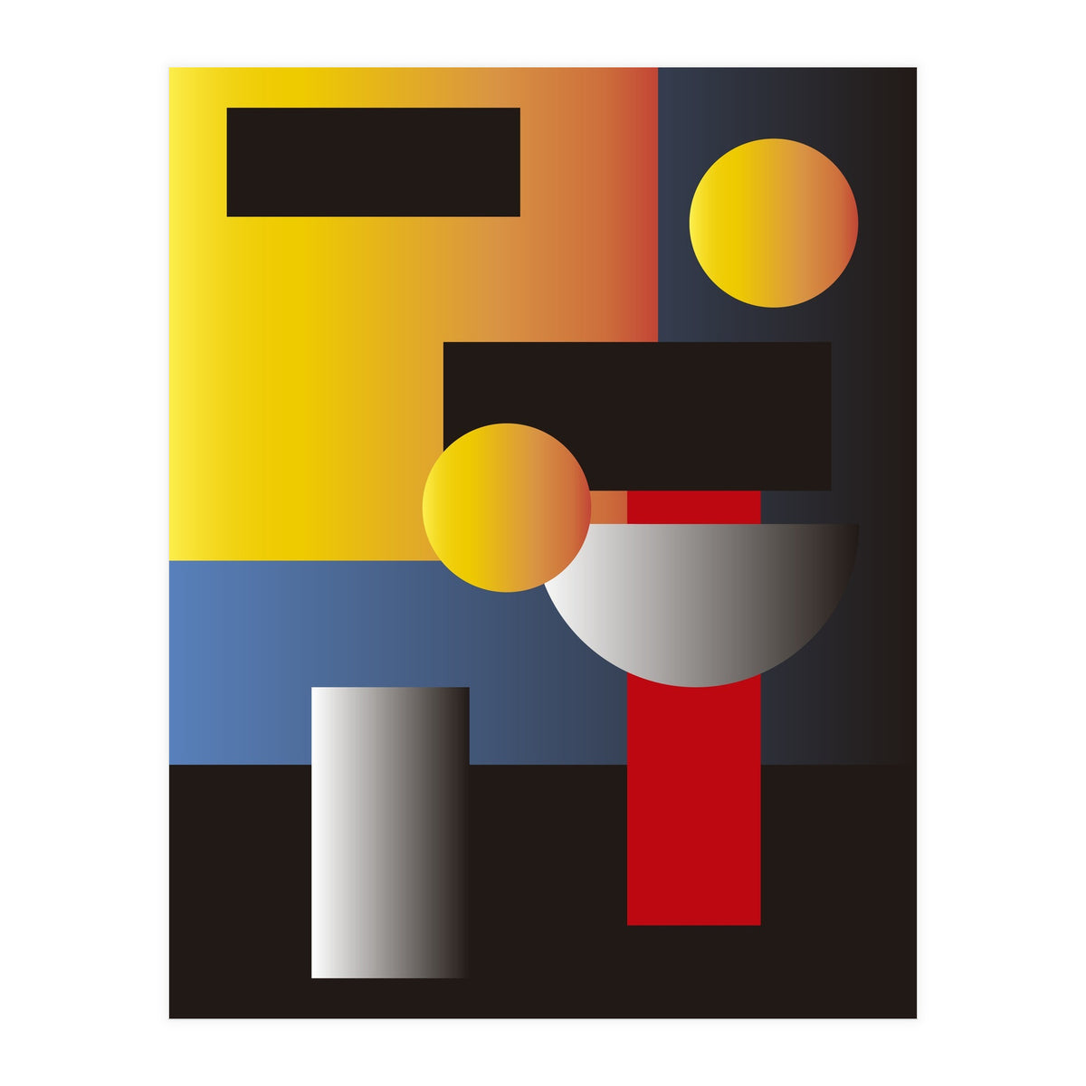 Modern Geometric Abstract 10 (Print Only)