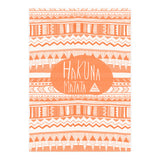 Hakuna Matata Orange Art Print  (Print Only) thumbnail