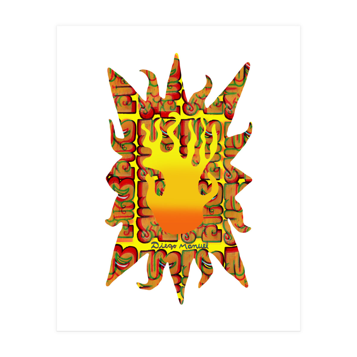 Fuego 3 Copia (Print Only)