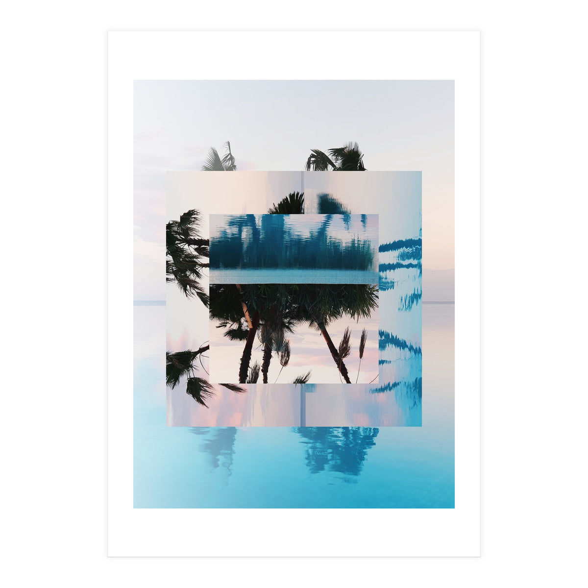 Quadratur 3 · Plams And Beach (Print Only)