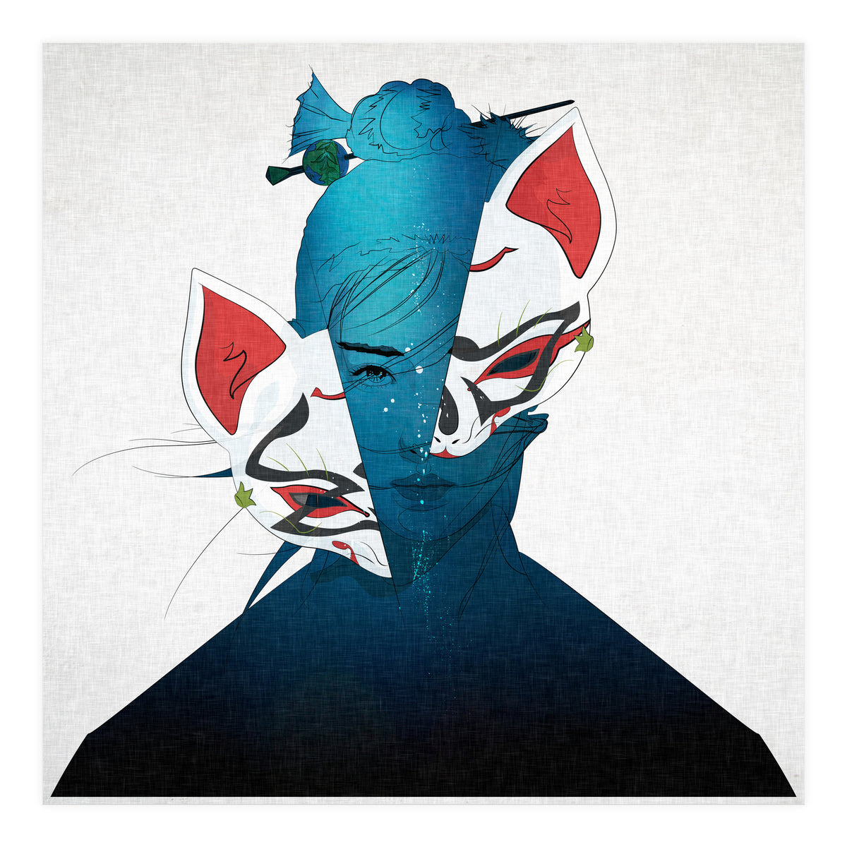 Fox Mask (Print Only)