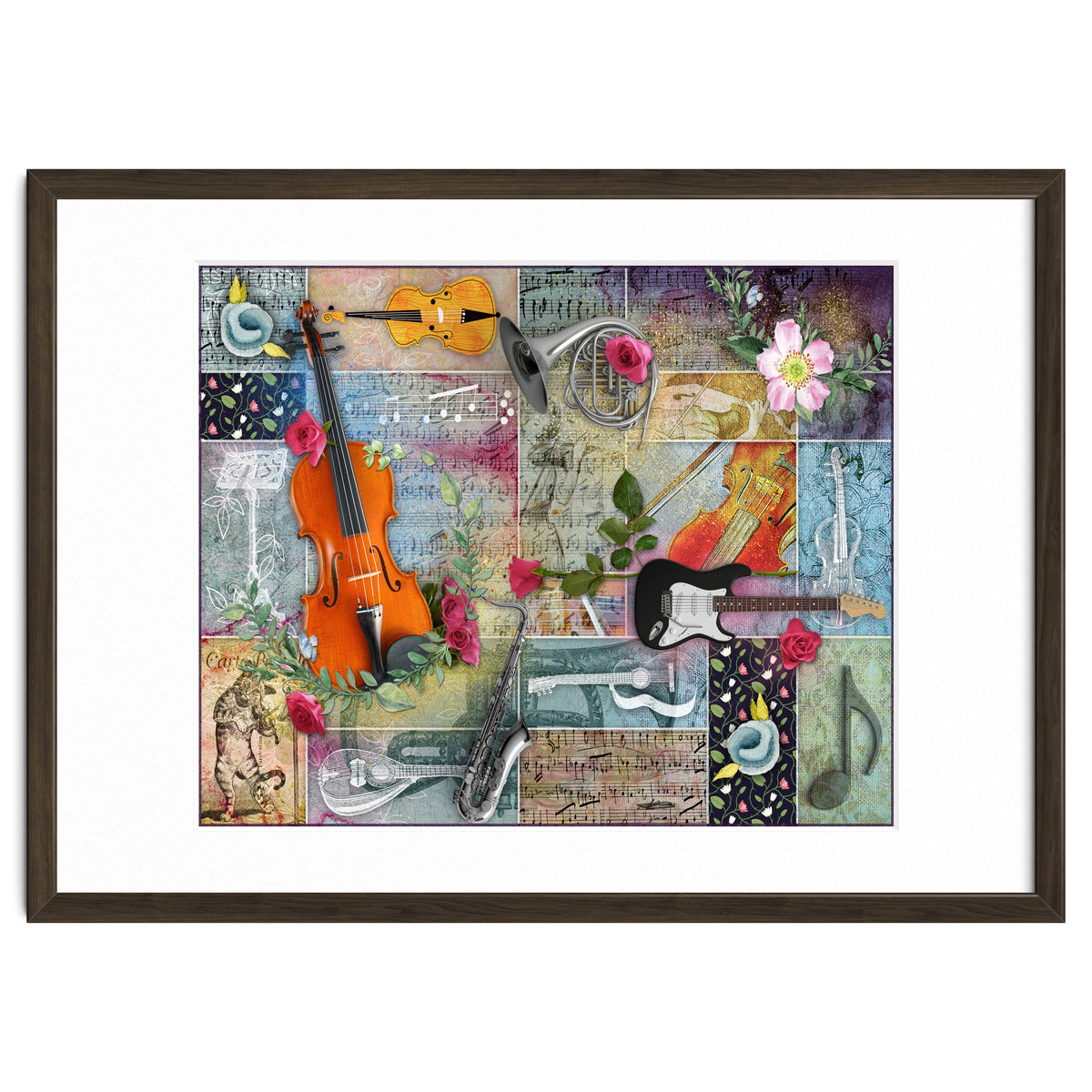 Musical Garden Collage
