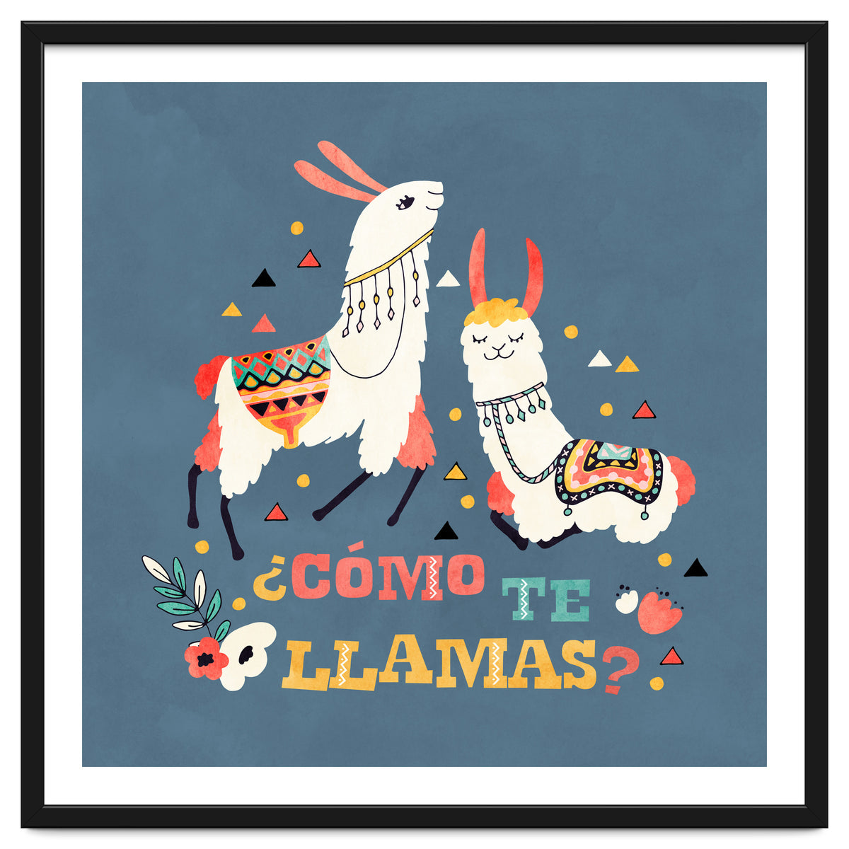 Llama With Cactus Como Te Llamas Spanish Saying 2