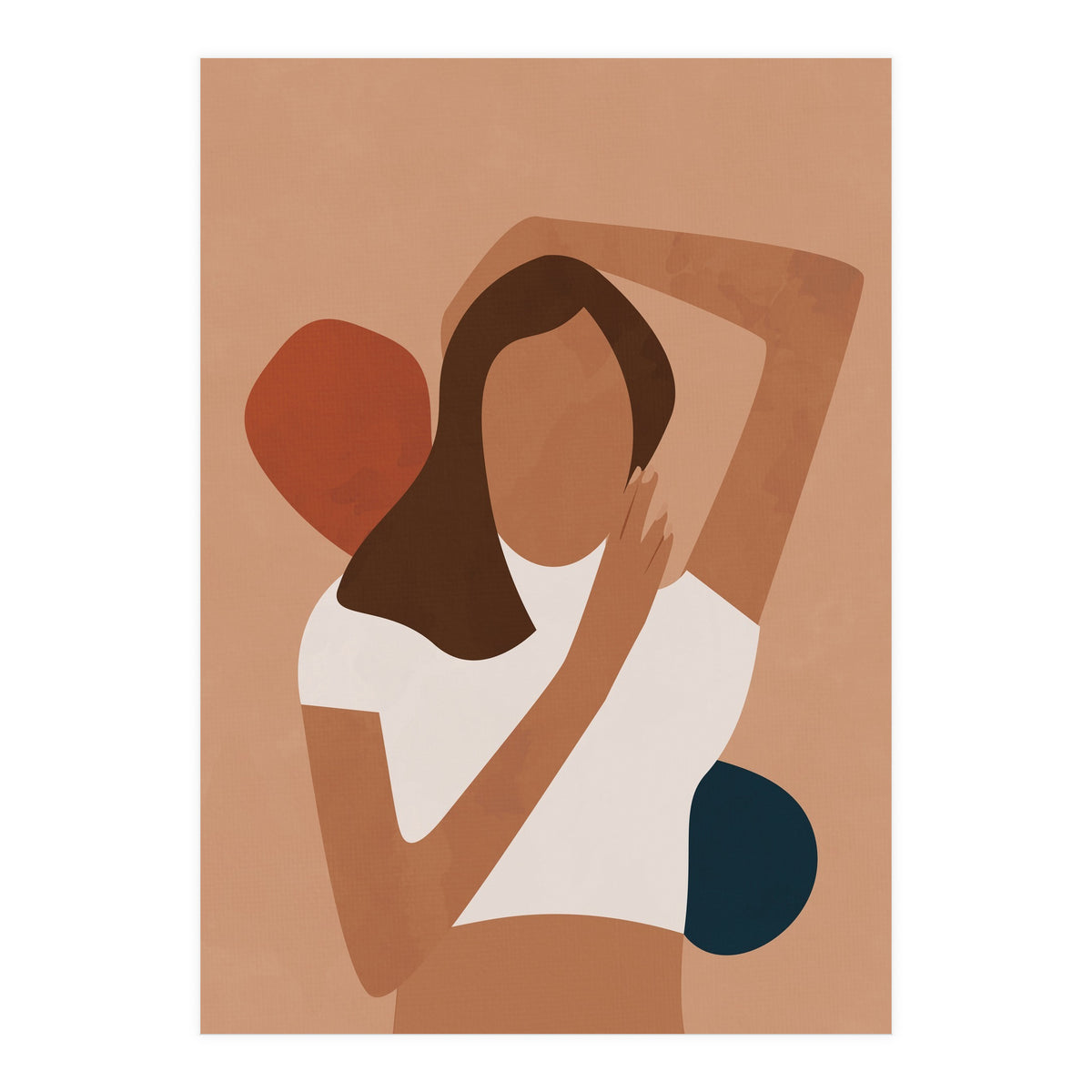 Boho Woman EarthyTones (Print Only)