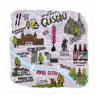 Little Map of Glasgow (Print Only)