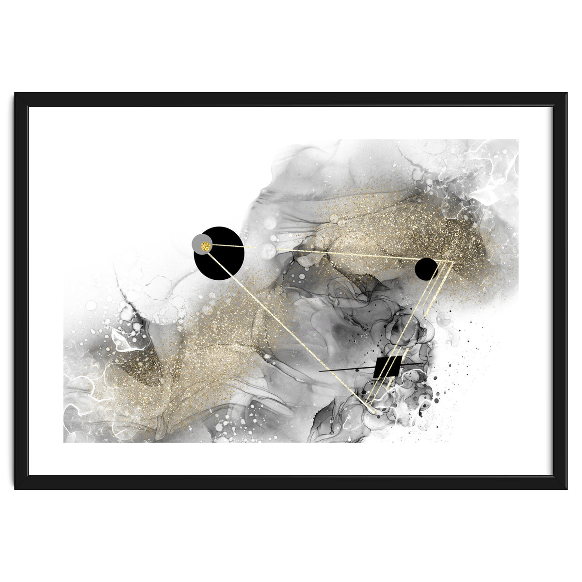 ALCOHOL INK Abstract galaxy