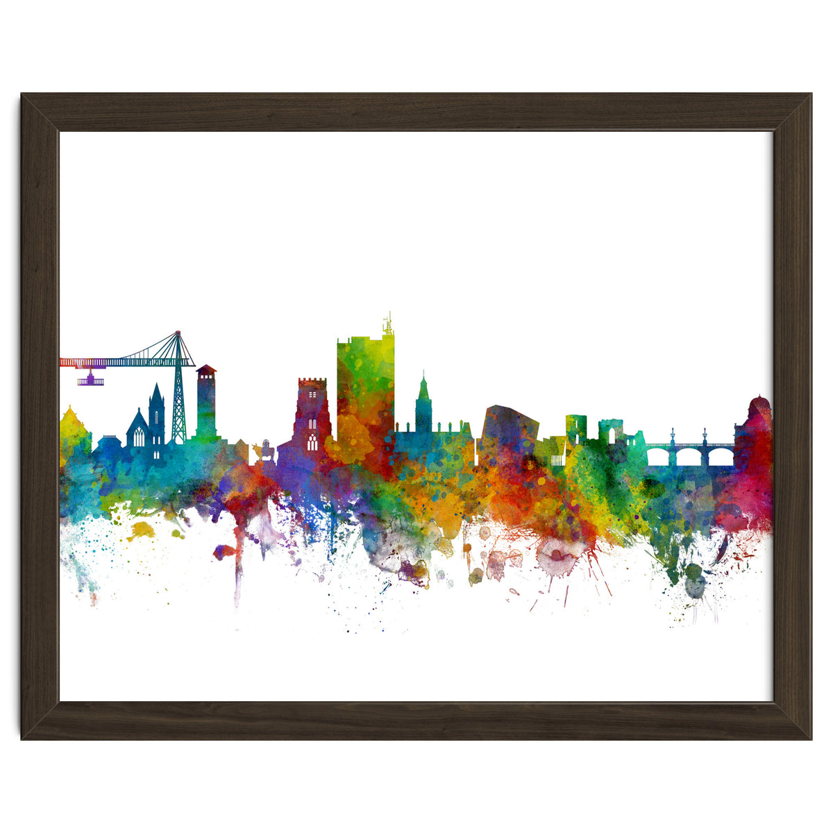 Newport Wales Skyline