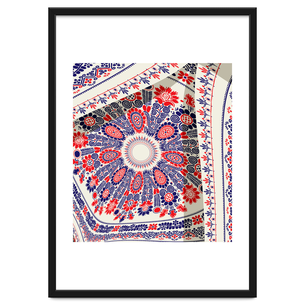 Romanian embroidery background 39