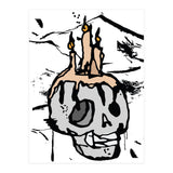 Skull Candlelight Sketch (Print Only) thumbnail