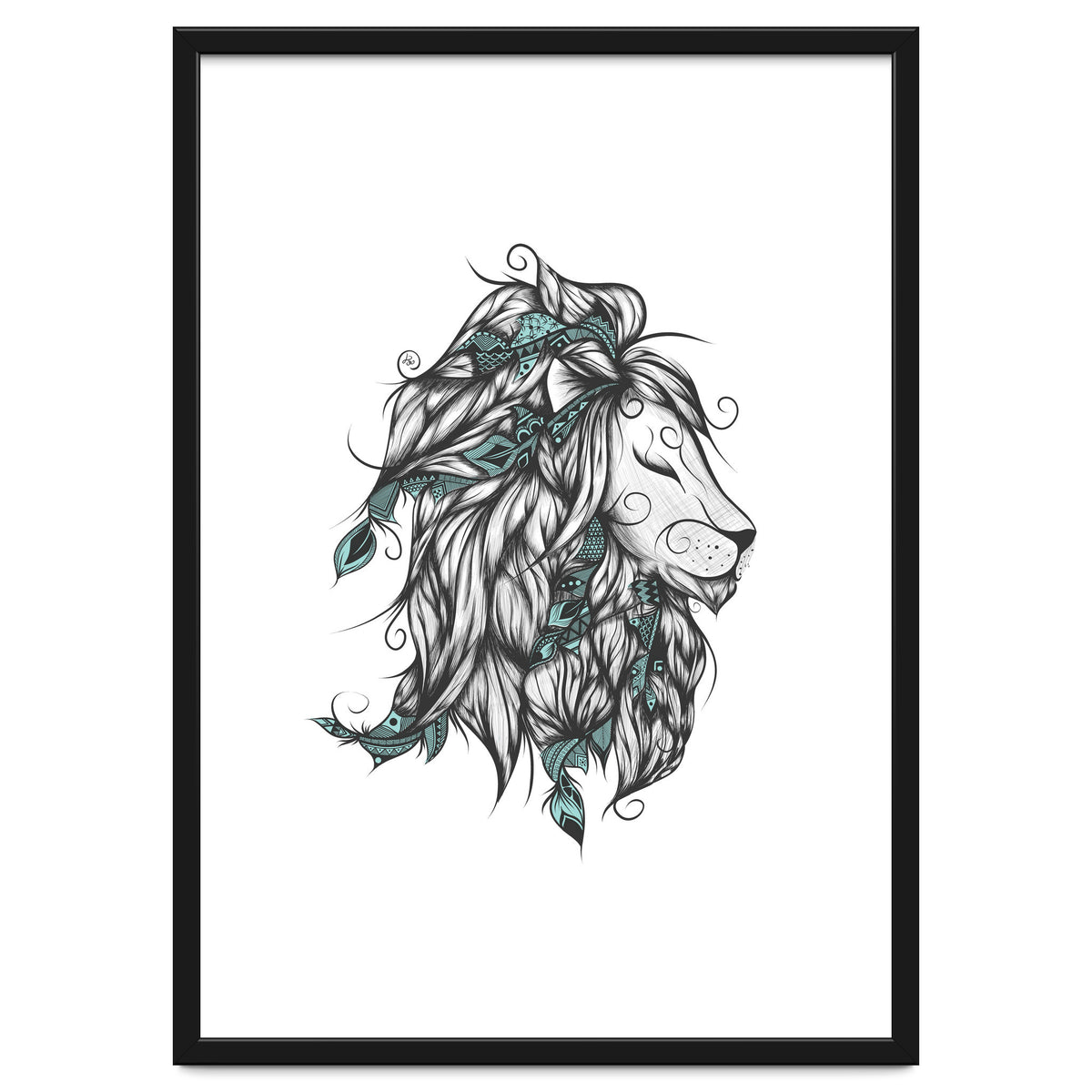 Poetic Lion Turquoise