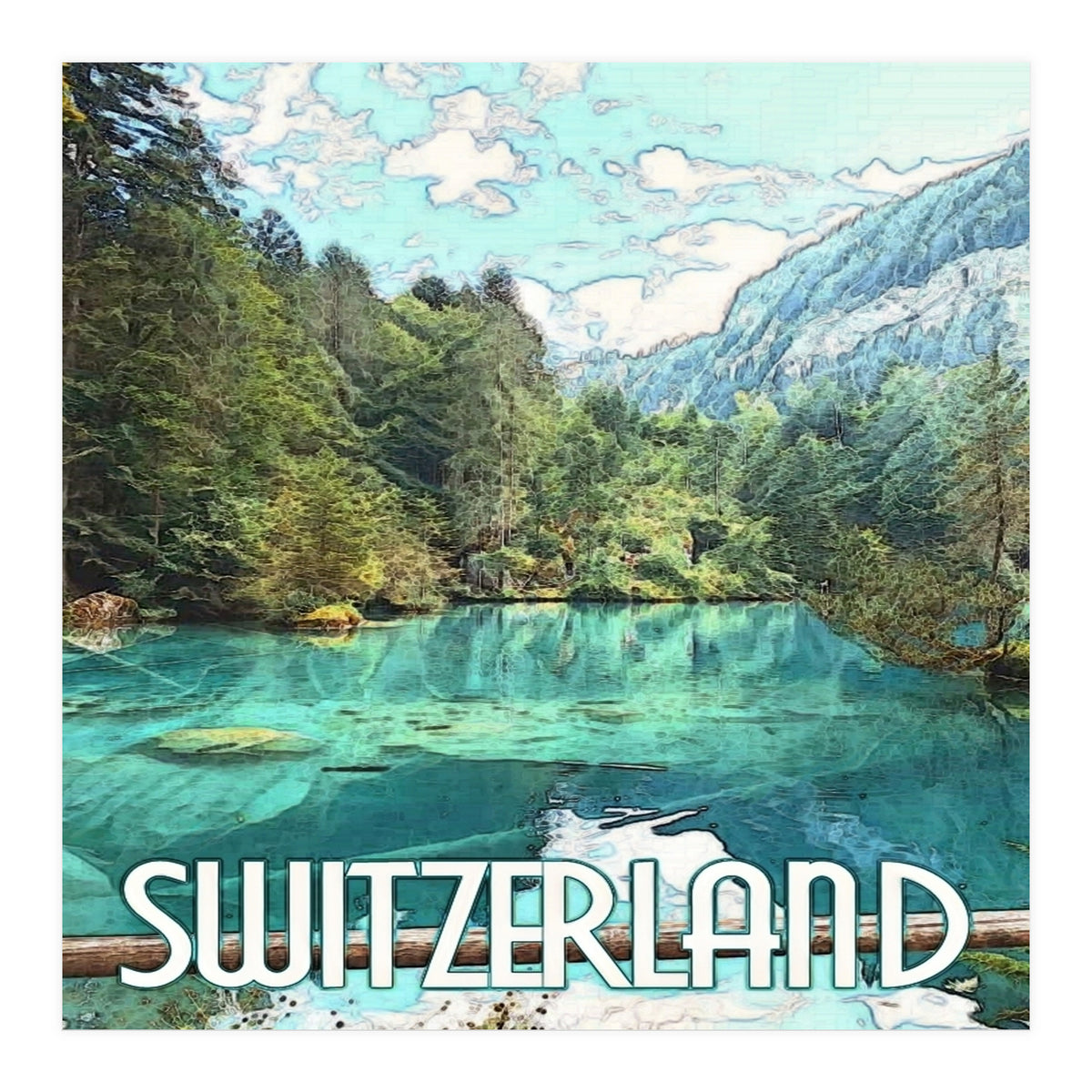 Blausee Naturpark, Switzerland. (Print Only)