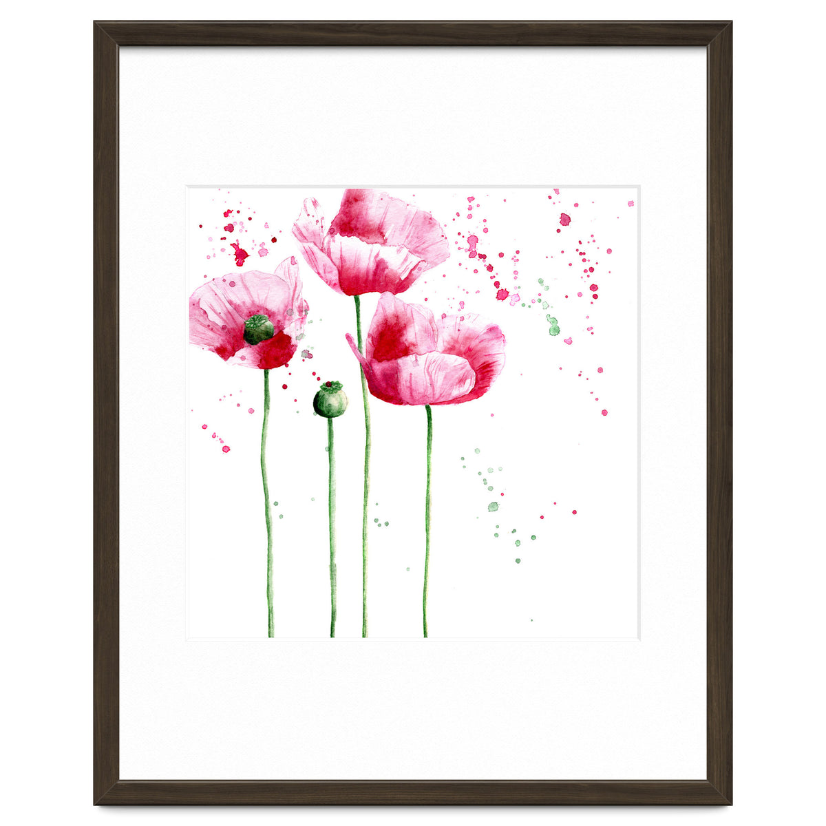 Poppies || watercolor