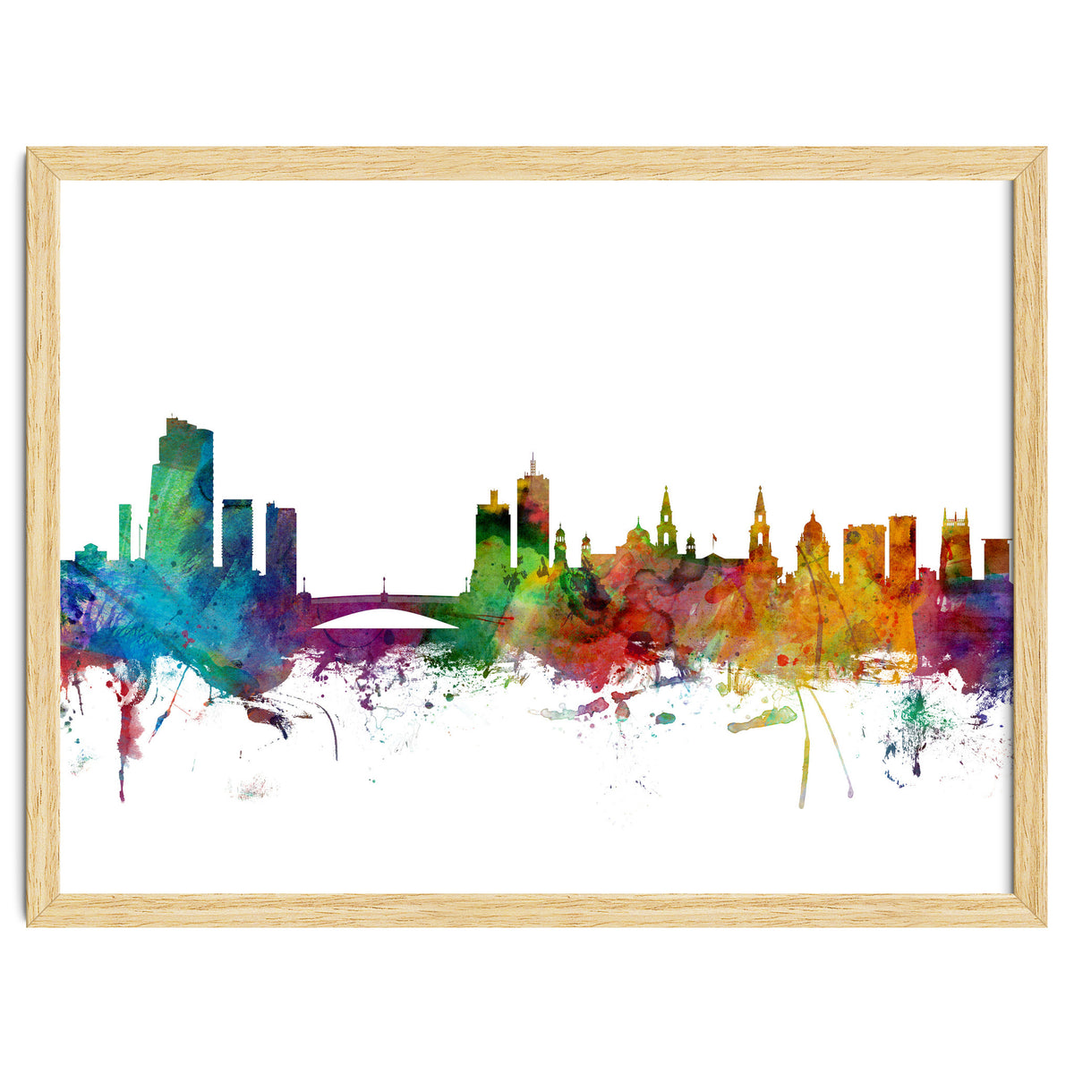 Leeds England Skyline