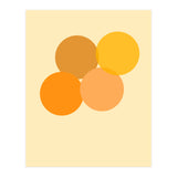 Orange circles abstract (Print Only) thumbnail