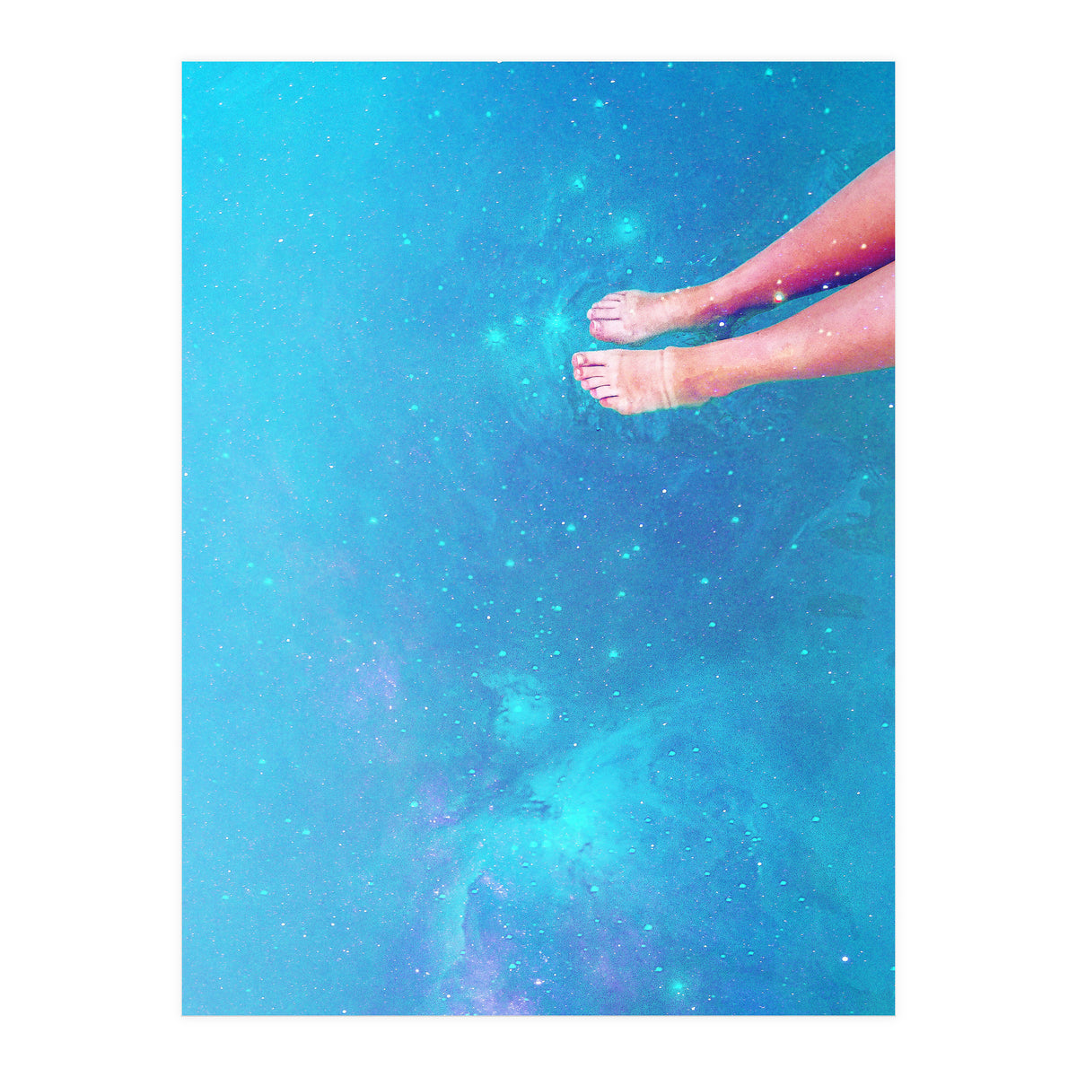 Retro Space Swim (Print Only)