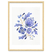 Protea Floral | Blue