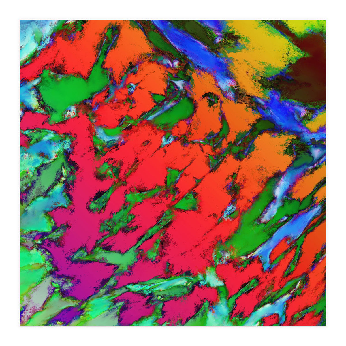 Shattering Red Tigers (Print Only)