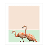 Flamingo Pastel Art (Print Only) thumbnail