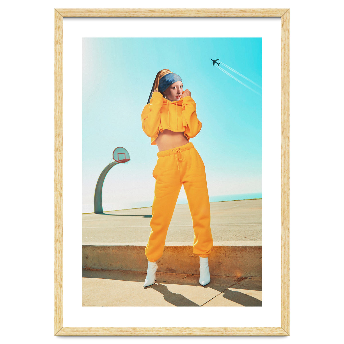 The Girl In Yellow Joggers