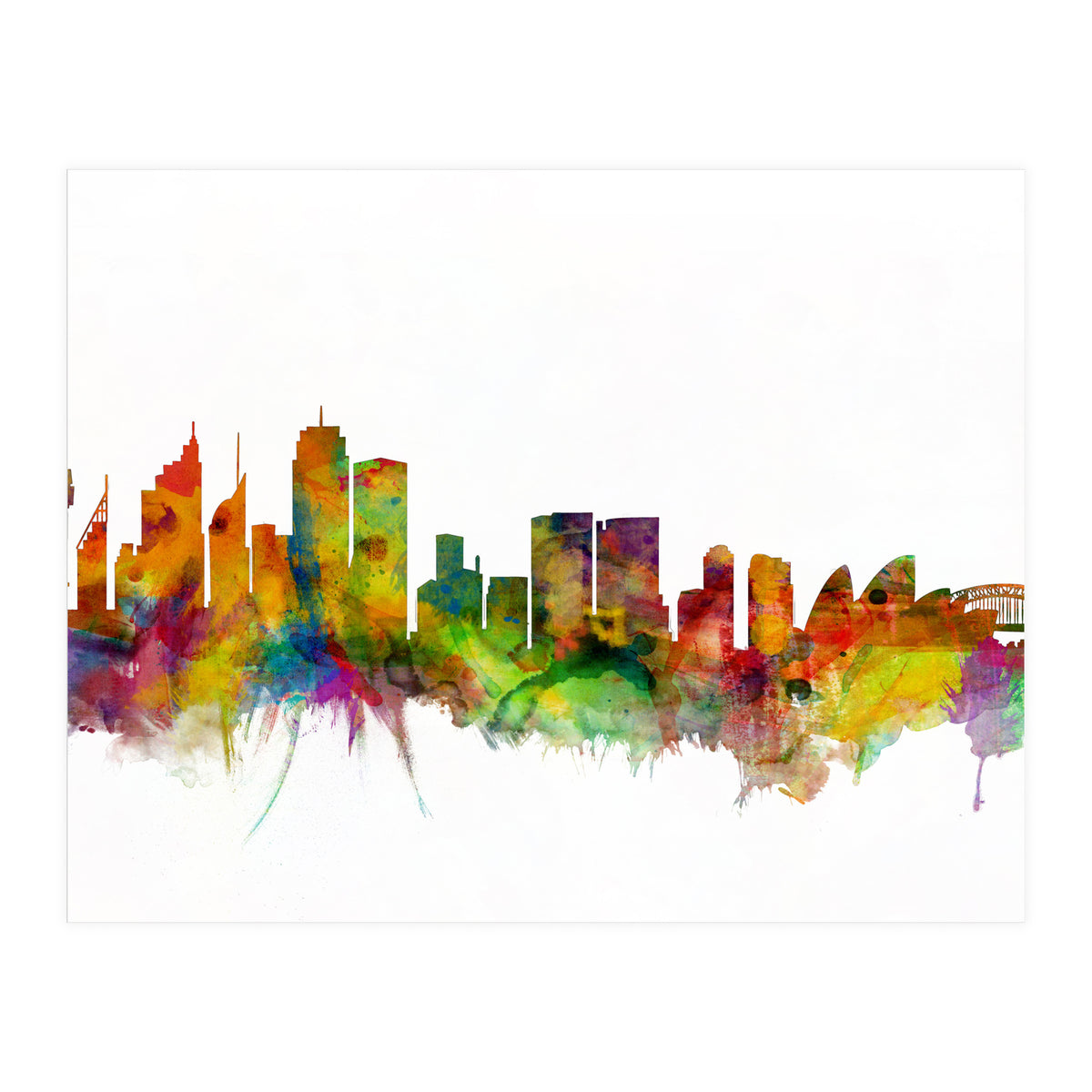 Sydney Australia Skyline (Print Only)