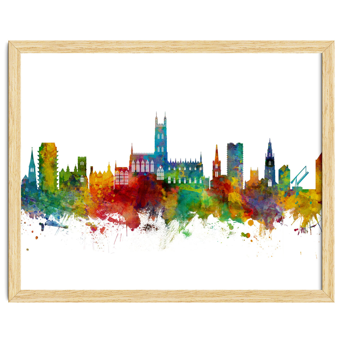 Gloucester England Skyline