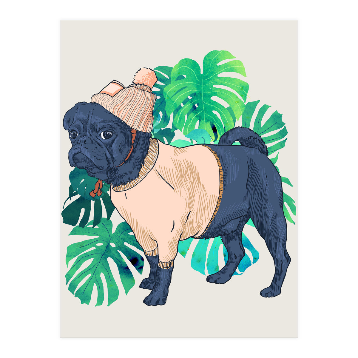 Got A Pug (Print Only)