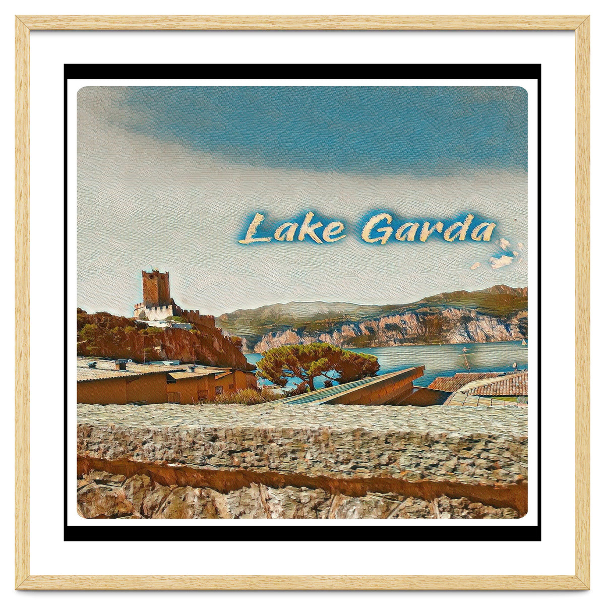 Malcesine Castle On Lake Garda