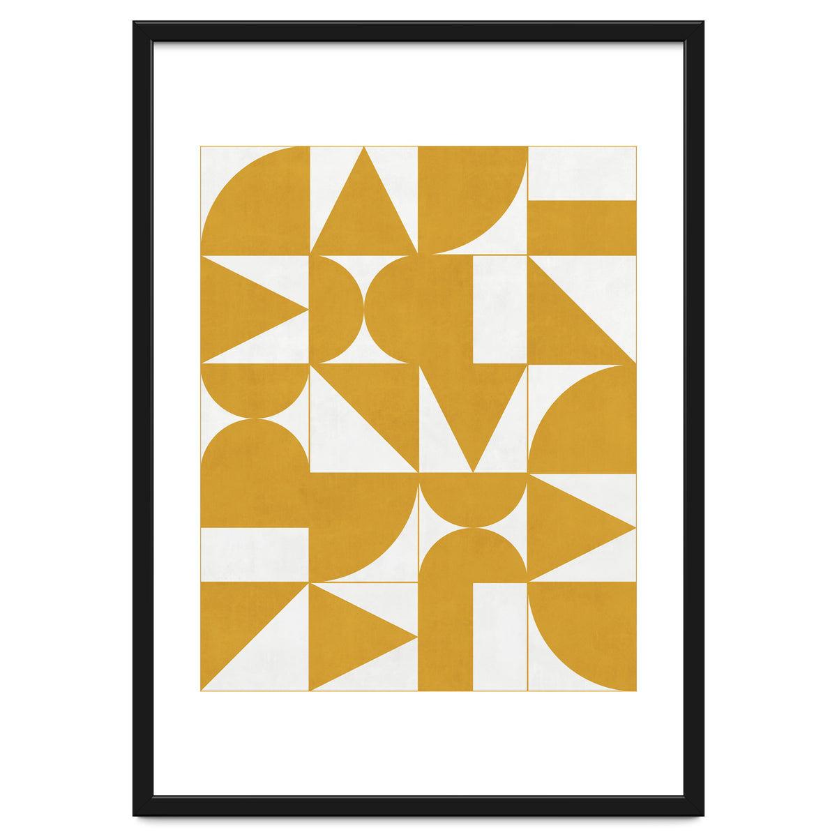 My Favorite Geometric Patterns No.13 - Mustard Yellow