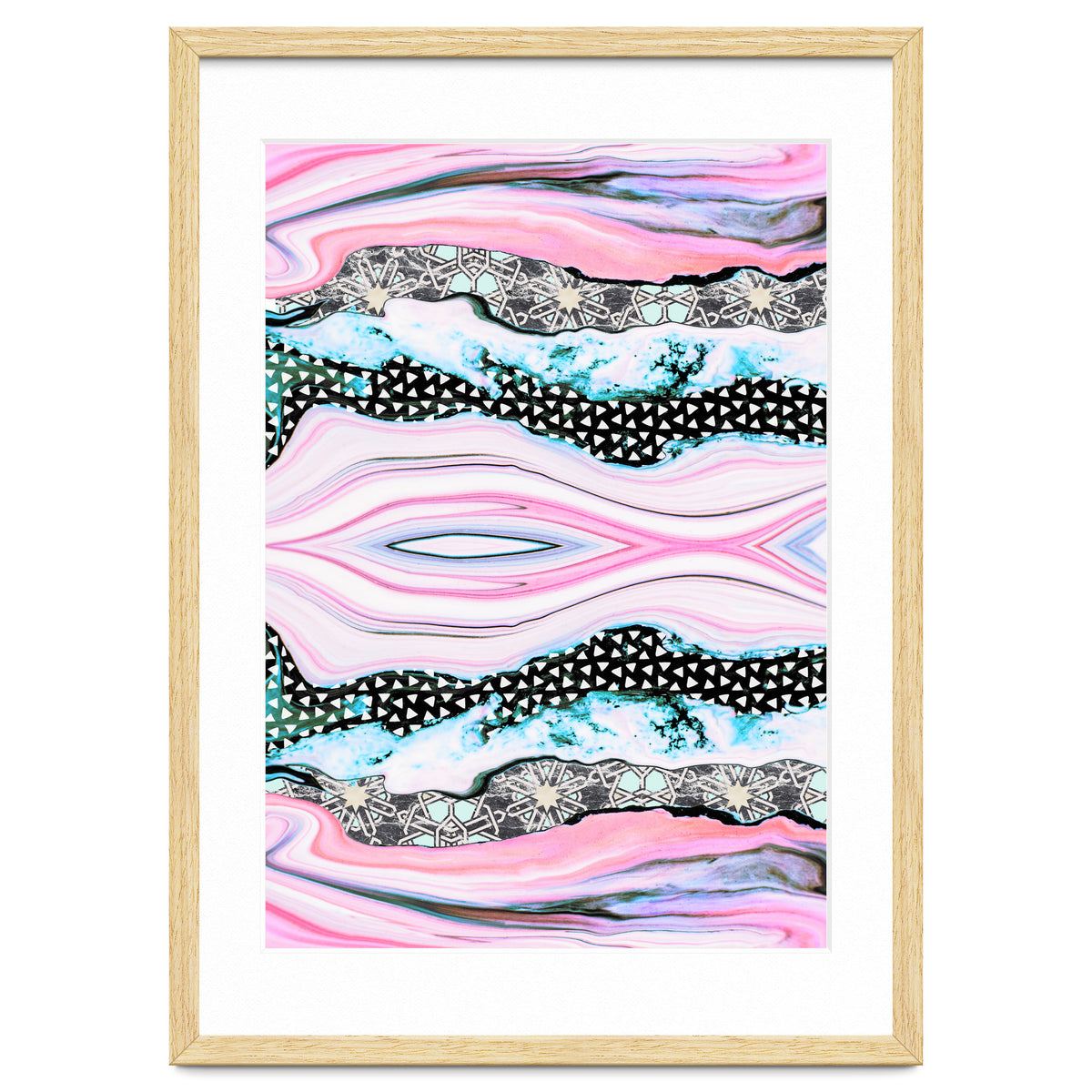 Abstract shapes of marble and patterns