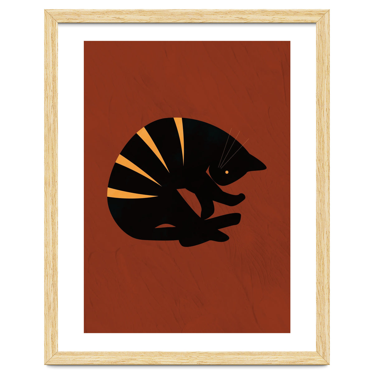 Black Cat Modern Terracotta