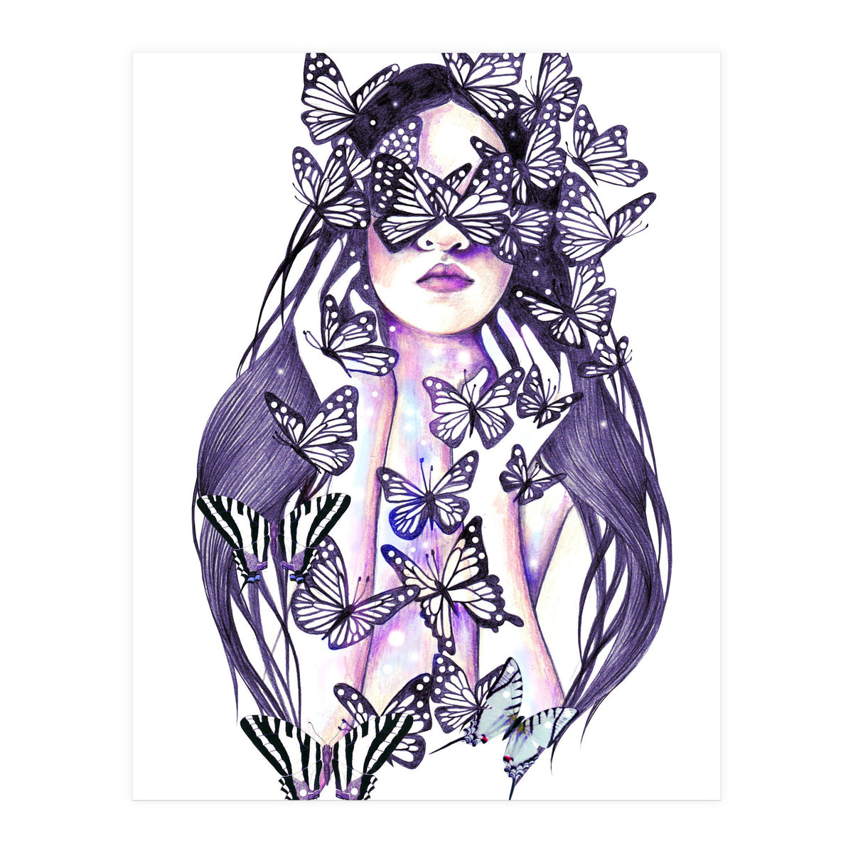 Lady Butterfly (Print Only)