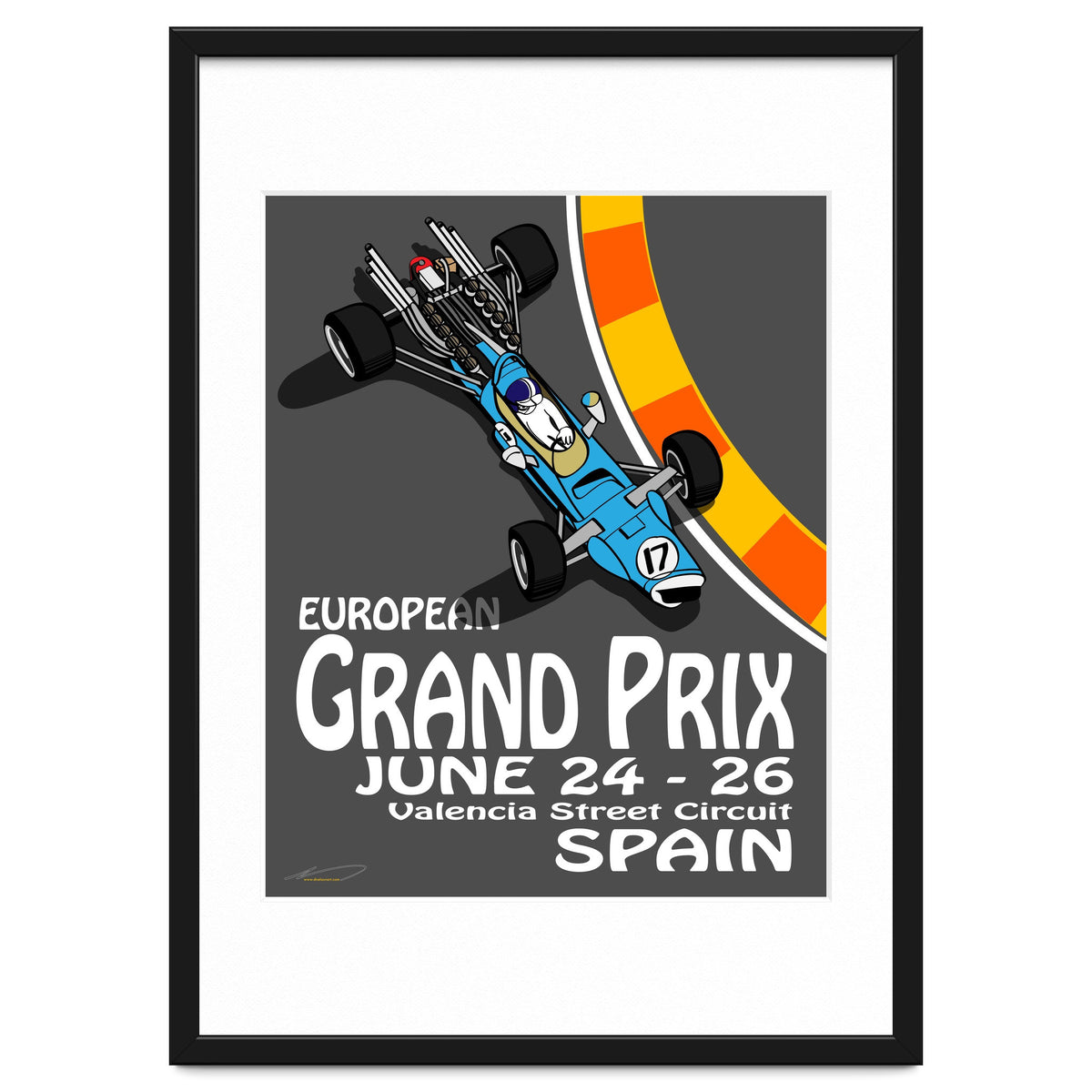 European Grand Prix poster