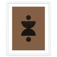 Mid-Century Modern No.27 - Woodblock Print