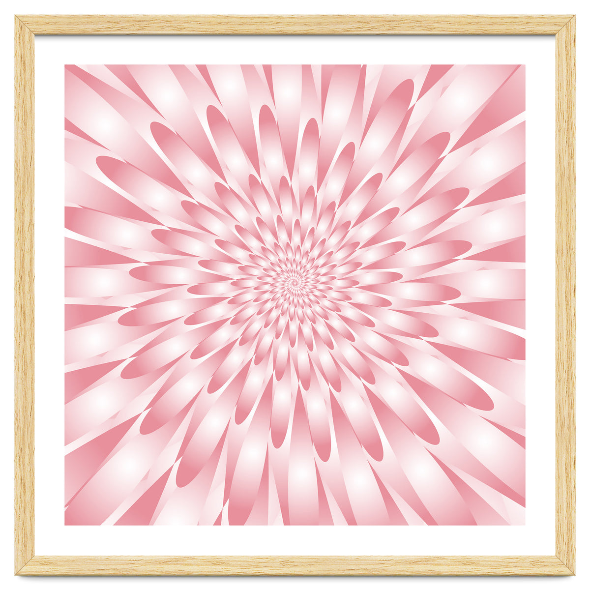 Spiral Pink Flower
