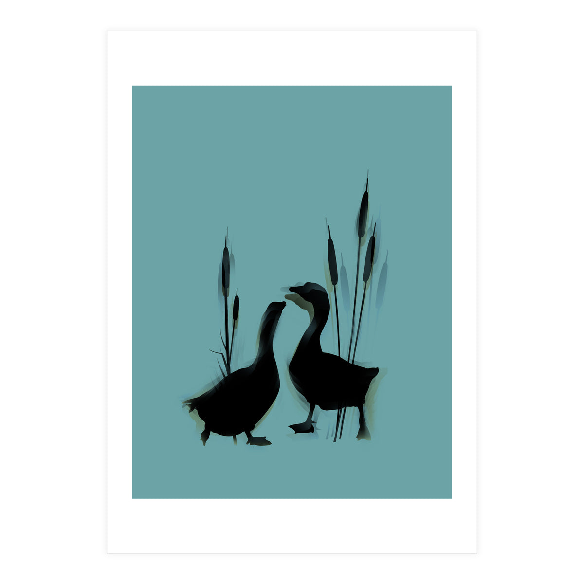 Geese lovers (Print Only)