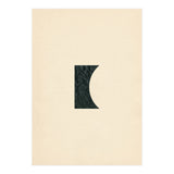 Cut black shape on beige (Print Only) thumbnail